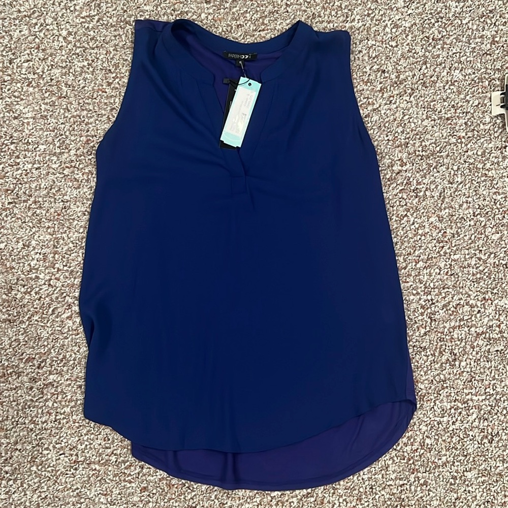 Papermoon vneck blouse, size small